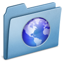 Blue Web Icon